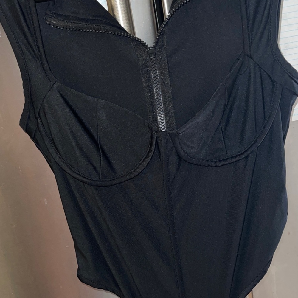 Fashion Nova Black Shapewear Bodysuit
